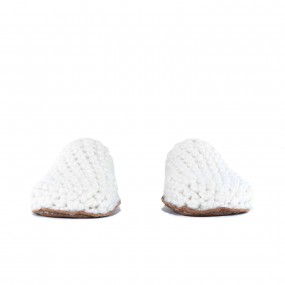 Snow Bamboo Wool Slippers