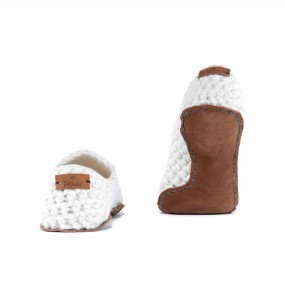 Snow Bamboo Wool Pantofole in lana di bambù di neve