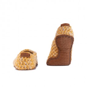 Butterscotch Bamboo Wool Slippers