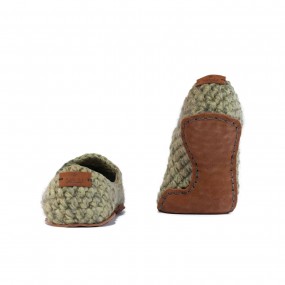 Winter Moss Bamboo Wool Slippers