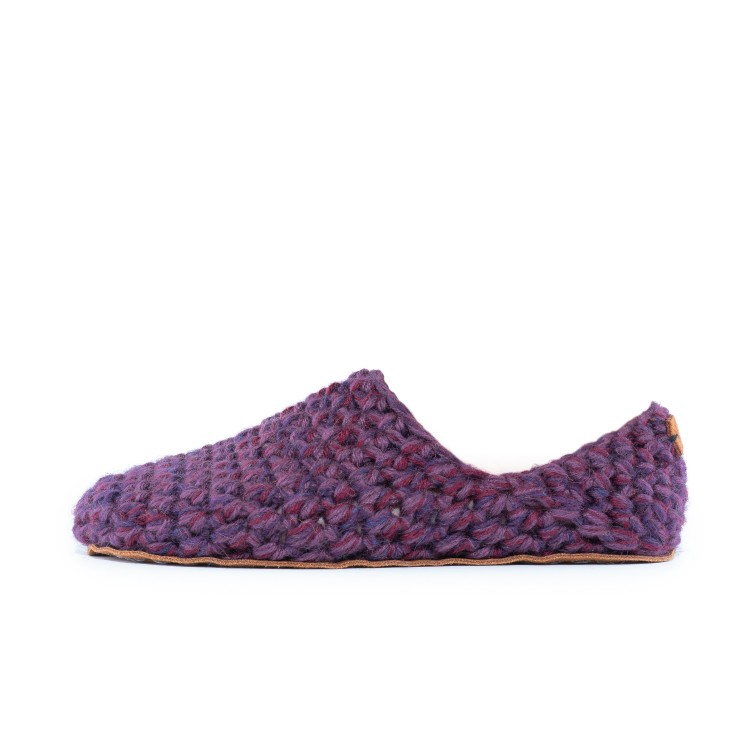 Lavender Bamboo Wool Slippers